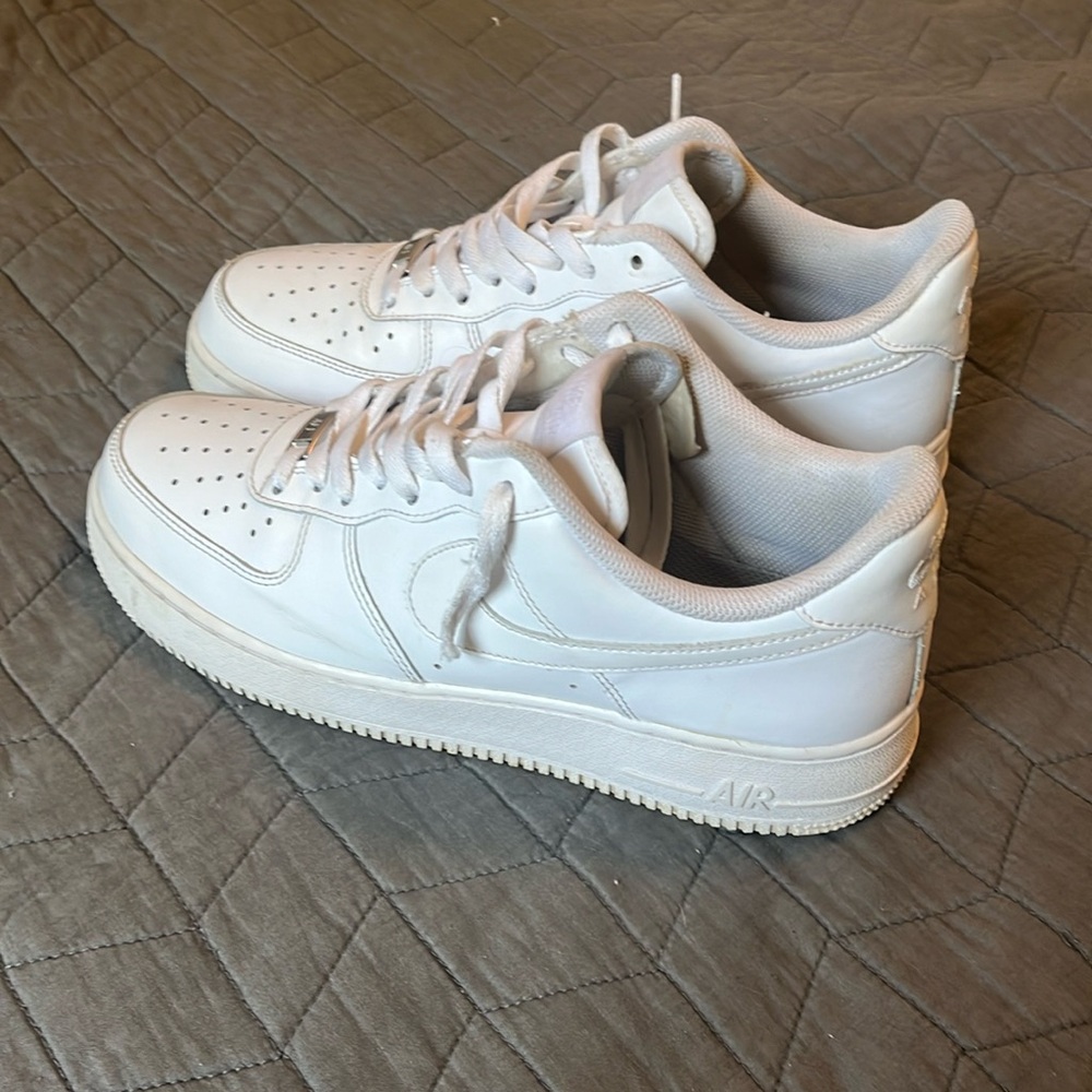 Nike Air Force 1’s, men’s 9.5 with crease protectors